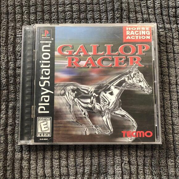 Gallop Racer (PlayStation One, PS1) Black Label Complete - Picture 1 of 4